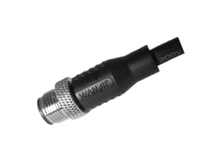 M12 Samec Rovný UnShield A-Kódování 12pinový PUR kabel 3,0M M12X1,0