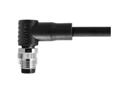 M8 Samec Pravoúhlý UnShield A-Kódování 8PIN PVC 3.0M M8X1.0