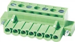 Rozteč zástrčky 10,16 mm zásuvkový konektor s přírubou