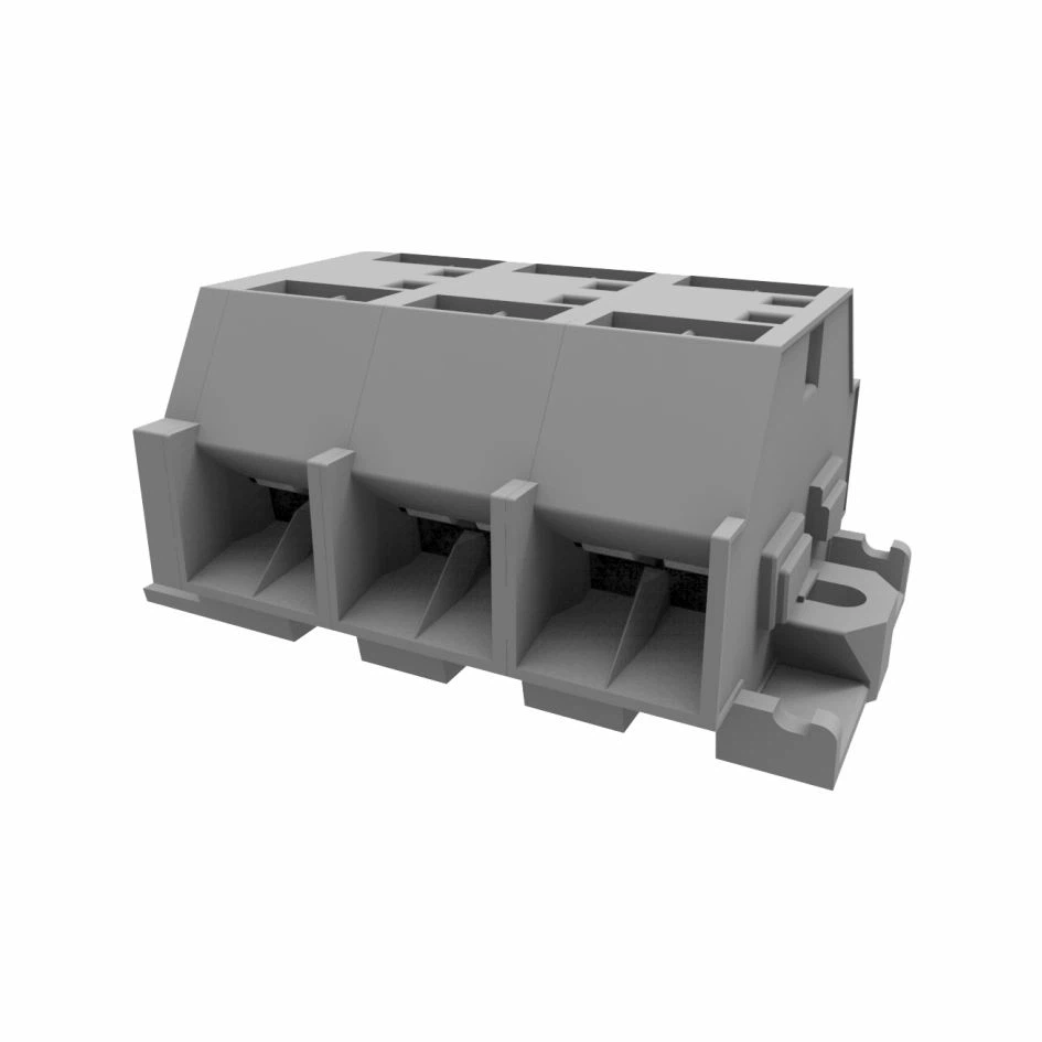 Konektor pro montáž na kolejnice- 4,0 Mm² Dva In Dva výstupy